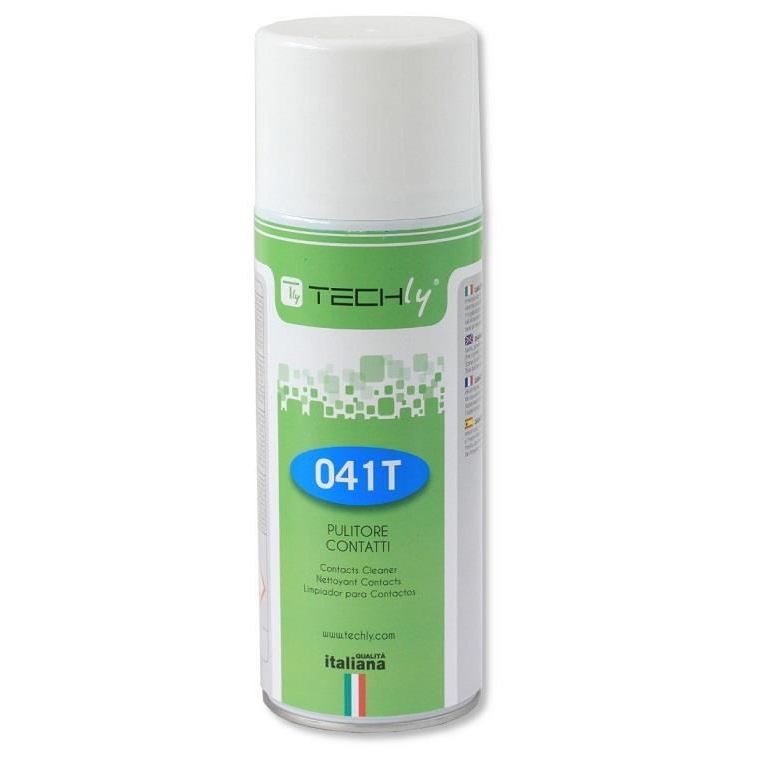 Techly elektronikai eszközökhöz tisztító spray 400ml (tec023479)