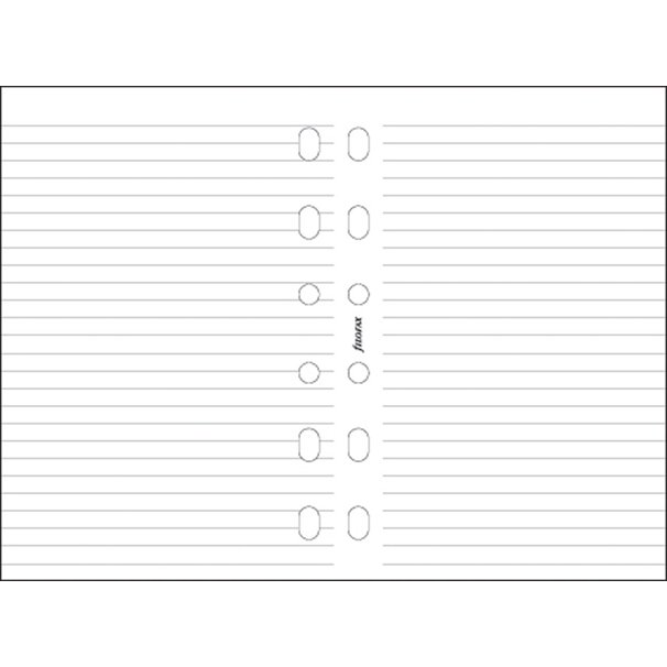 Filofax Kalendárium betét, jegyzetlap, pocket méret, vonalas, , fehér (NFX213008) (NFX213008)