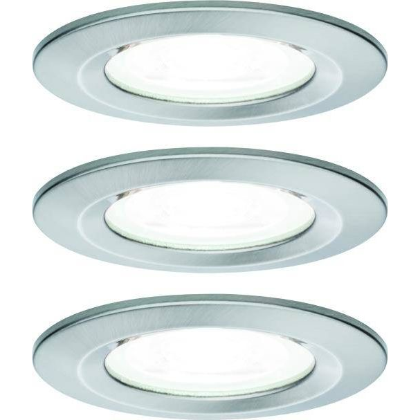 Paulmann 92979 LED-es beépíthető lámpa 3 részes készlet LED GU10 19.5 W Vas (matt) (PL92979)