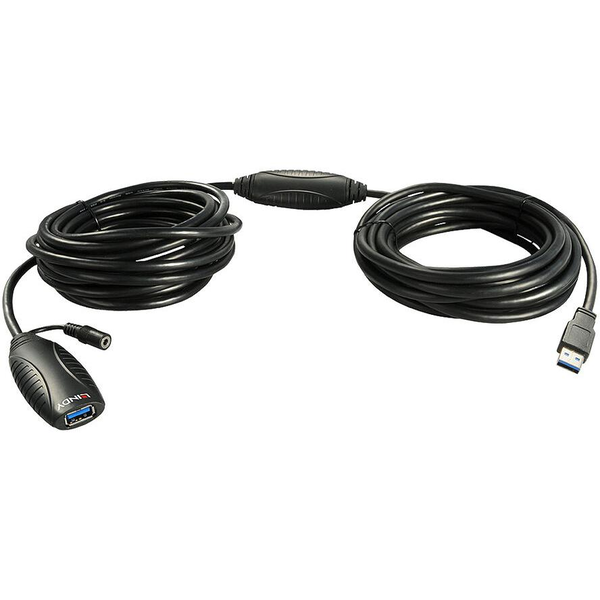 Lindy 43099 cable USB USB 3.2 Gen 1 (3.1 Gen 1) 15 m USB A Negro