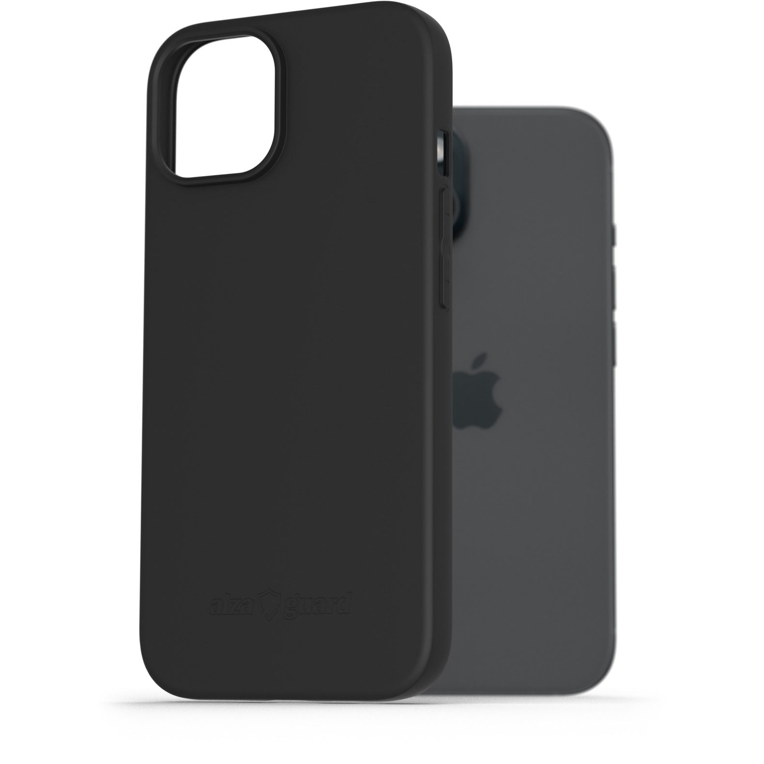 AlzaGuard Matte iPhone 15 fekete TPU tok (AGD-PCT323B)