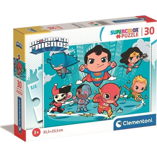Clementoni Supercolor DC Comics Superfriends Пъзел 30 броя Анимации