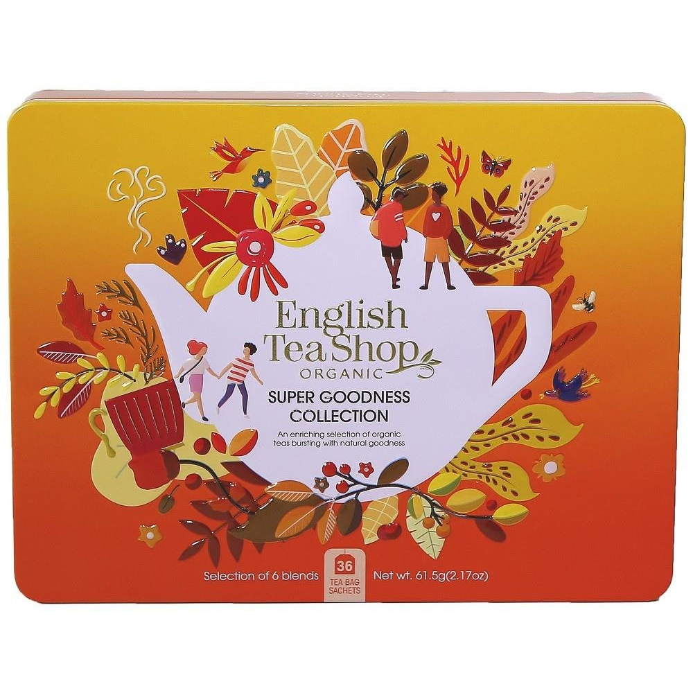 English Tea Shop Gyümölcstea, fém doboz, 36 tasak (58151)