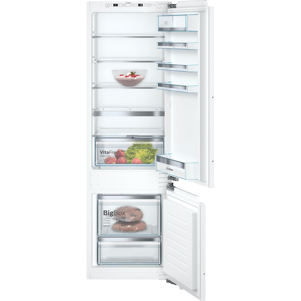 Bosch Serie 6 KIS87AFE0 chladnička s mrazničkou Vstavaný 272 L E Biela