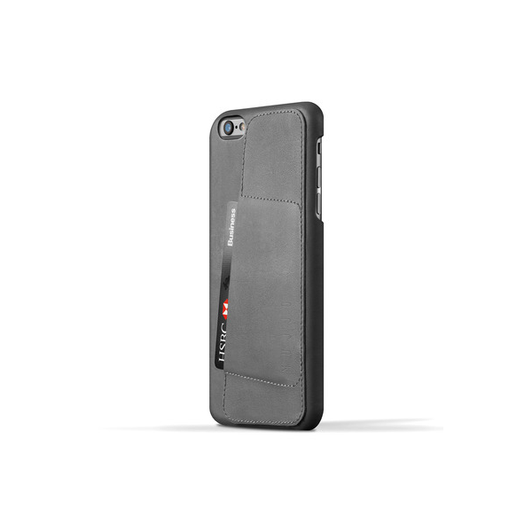 Mujjo SL070GY Lthr Wallet Case80 iPhone 6 Plus tok - Sötétszürke (SL070GY)