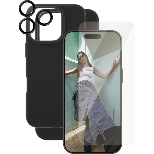 PanzerGlass CARE by PG3-in-1 Bundle iPhone16 6.3 Pro Прозрачен защитен екран Apple 1 броя