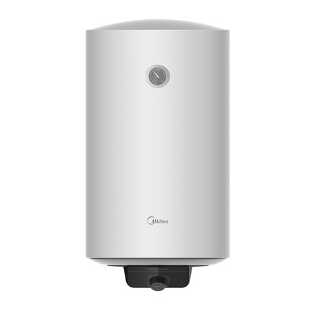 Midea Villanybojler, 50l, 1500W, Hőmérsékletjelző, Zománcozott tartály, C energiaosztály, Fehér