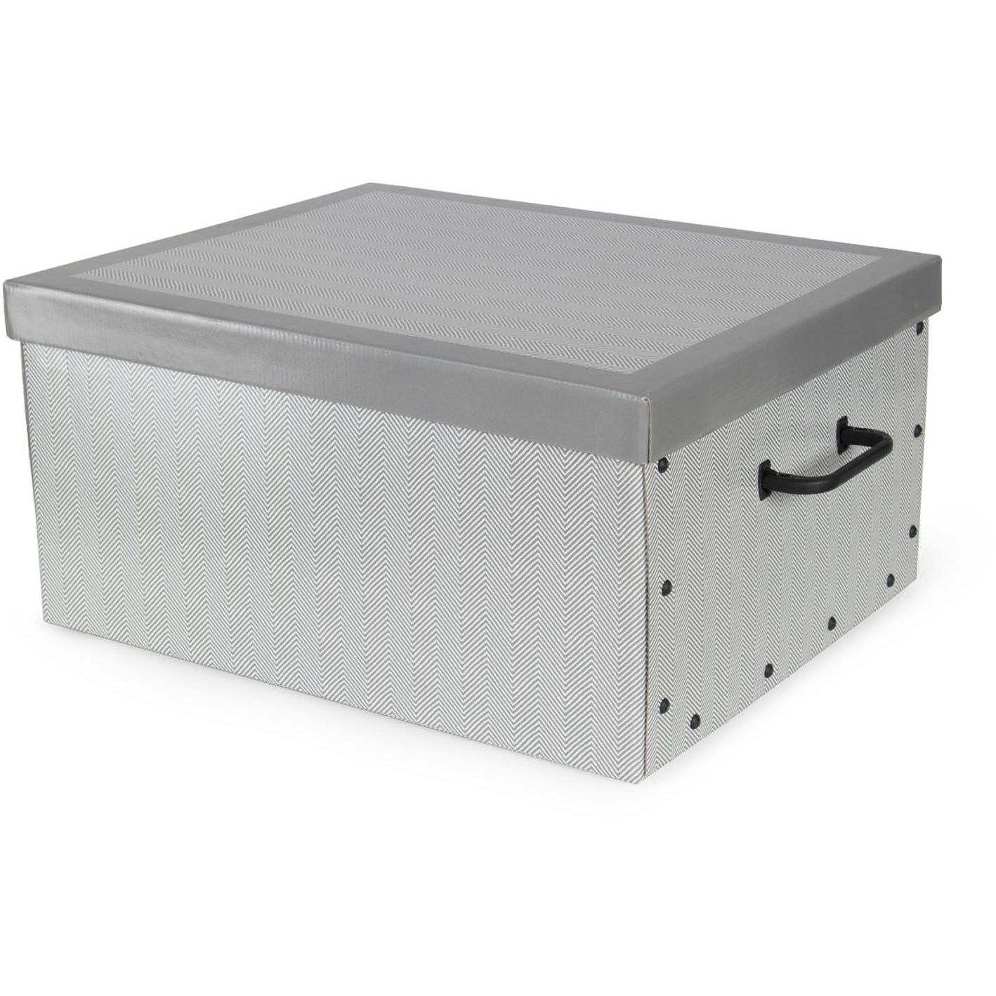 Compactor Boston Összecsukható tárolódoboz kartondoboz 50 × 40 × 25 cm szürke (3370910118100)