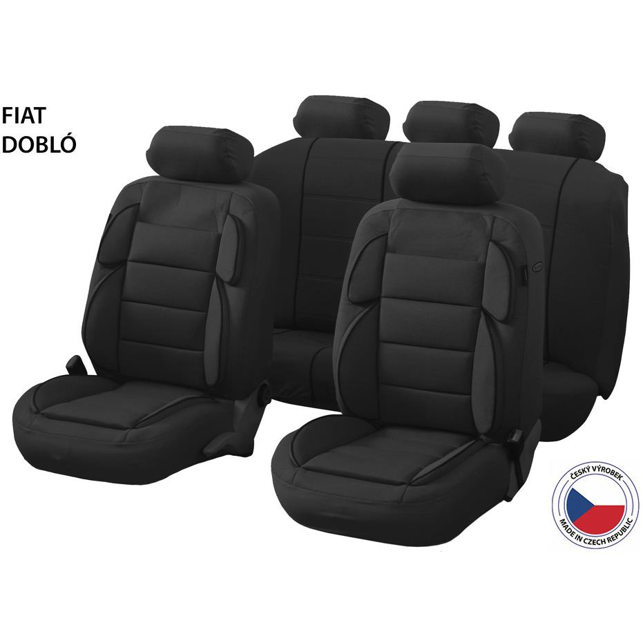 CAPPA Perfetto YL Fiat Doblo, fekete (14244)