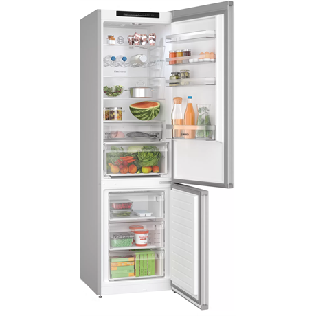 Bosch Serie 4 KGN392LDF frigorifero con congelatore 363 L Acciaio inox