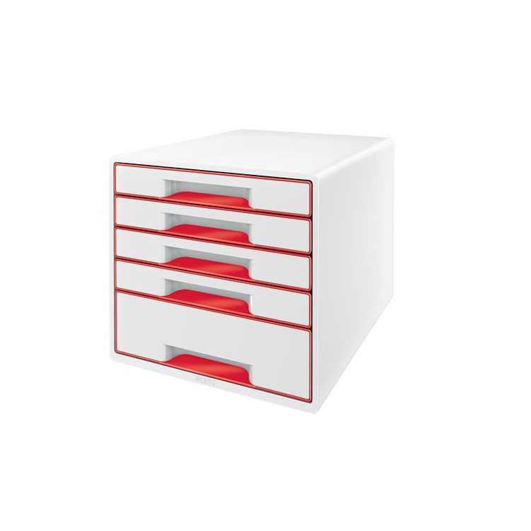 Leitz WOW CUBE Vörös, Fehér (52142026)