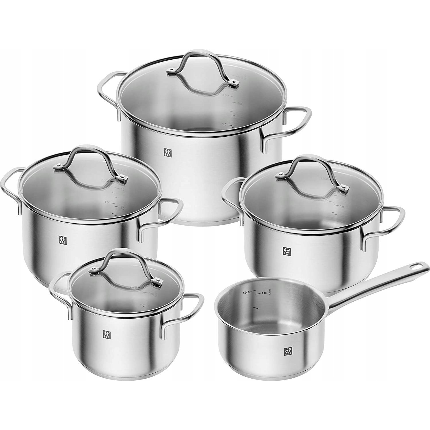 Zwilling Flow Saucepan Edénykészlet - Ezüst (5 részes) (71030-000-0)