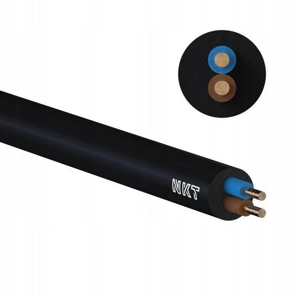 Kabel ziemny elektroenergetyczny YKY 2X2,5mm2 0,6/1kV bęben NKT 112271071D0500