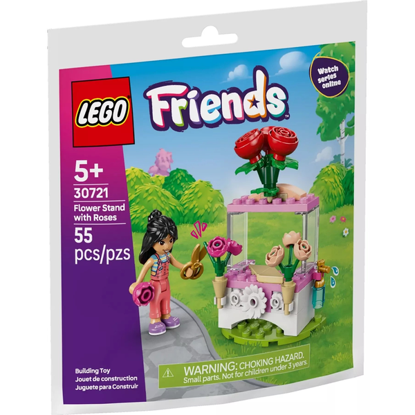 Sáček polybag stavebnice Lego Friends 30721 květinový stánek s růžemi