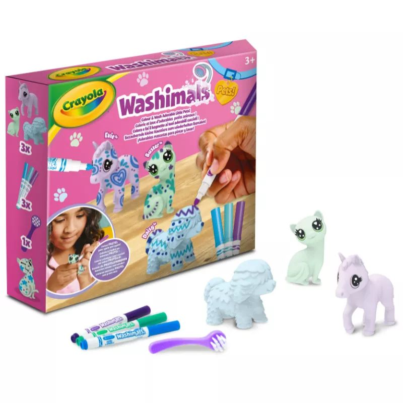 Crayola Washimals Pasztell állatkák játékszett (7511)