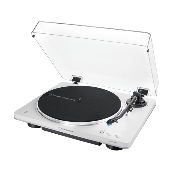 Bílý gramofon Audio-Technica AT-LP70XBT