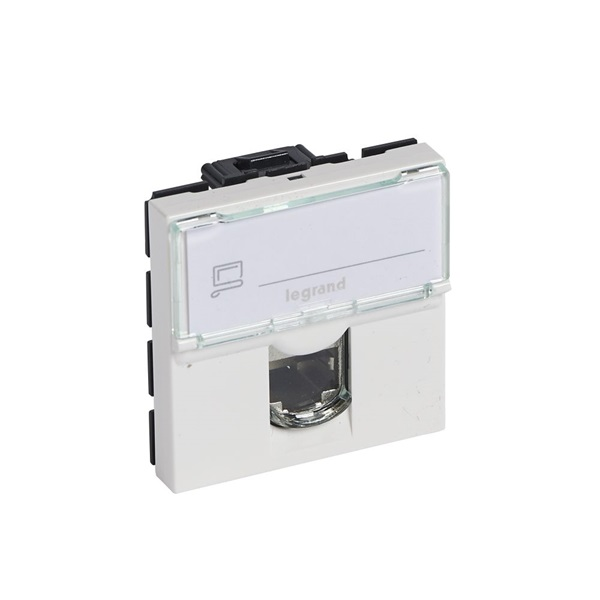 Legrand 076564 Program Mosaic Cat 6 UTP/ 2 modul/ fehér LCS2 RJ45 aljzat (076564)