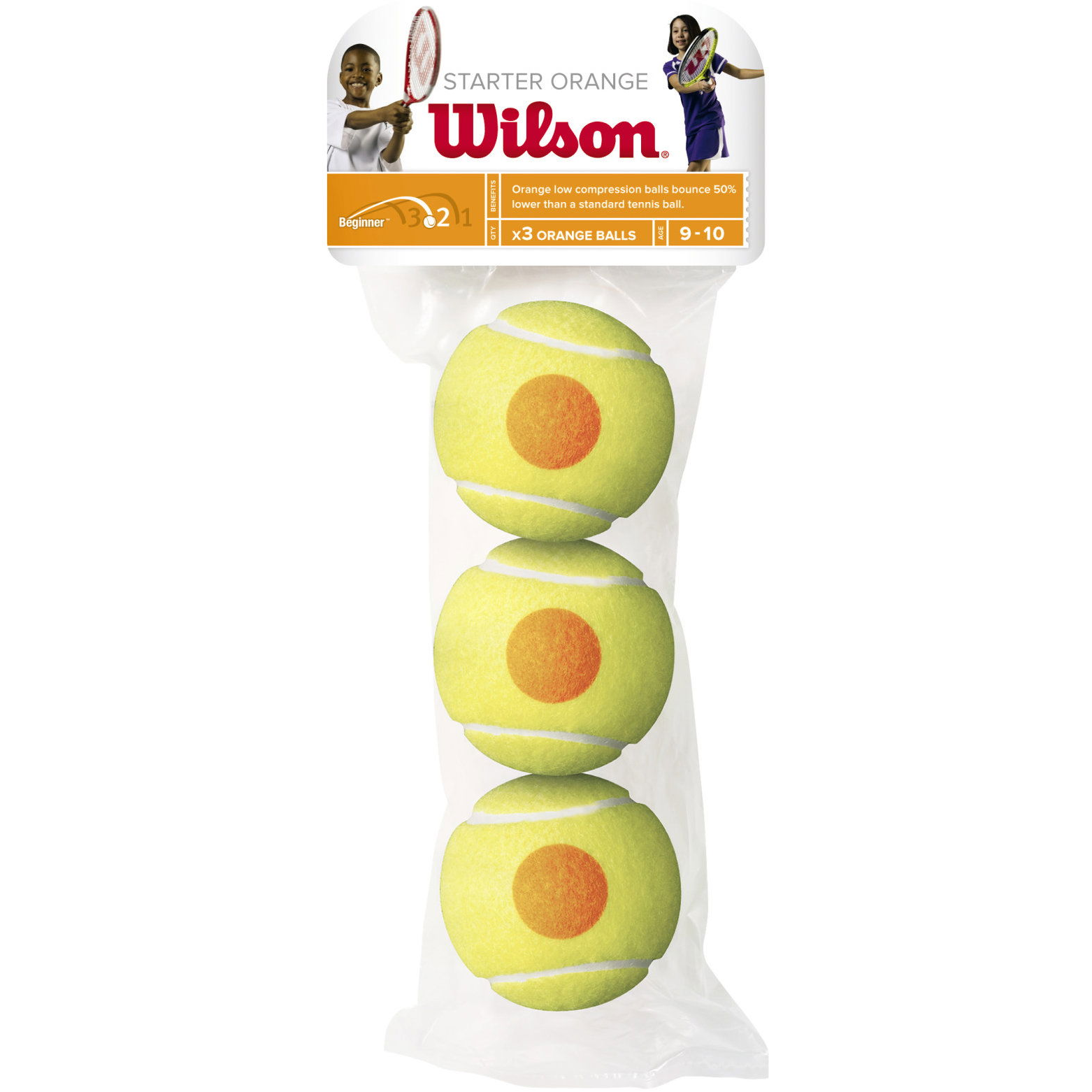 Wilson STARTER ORANGE TBALL 3 db (WRT137300+)