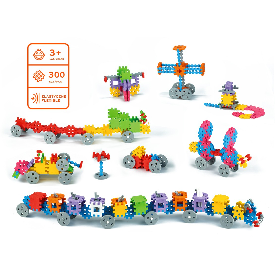 Marionex Konstruktor Mini Waffle 300 darabos építő készlet (902271)