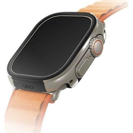 Uniq Etui UNIQ Valencia Apple Watch Ultra 49mm srebrny/titanium silver