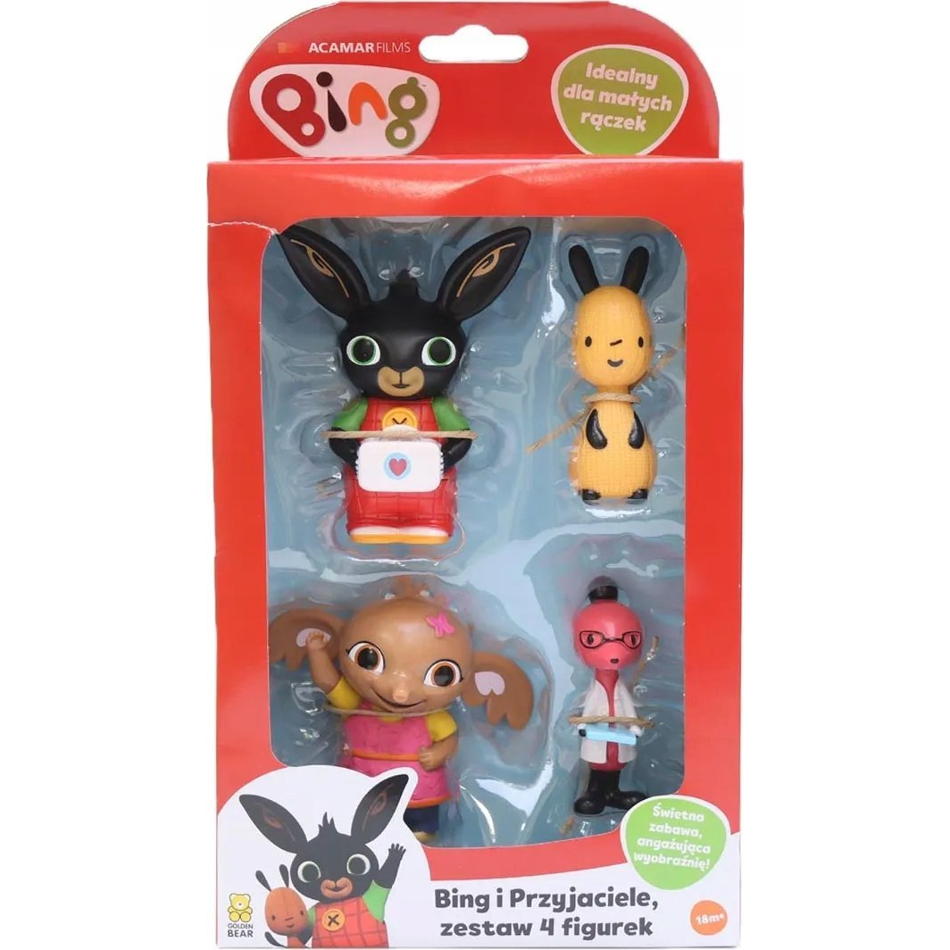 Golden Bear Bing Nyuszi Figura Szett, 4 db-os - Bing, Molly, Sula, Flop (3692)