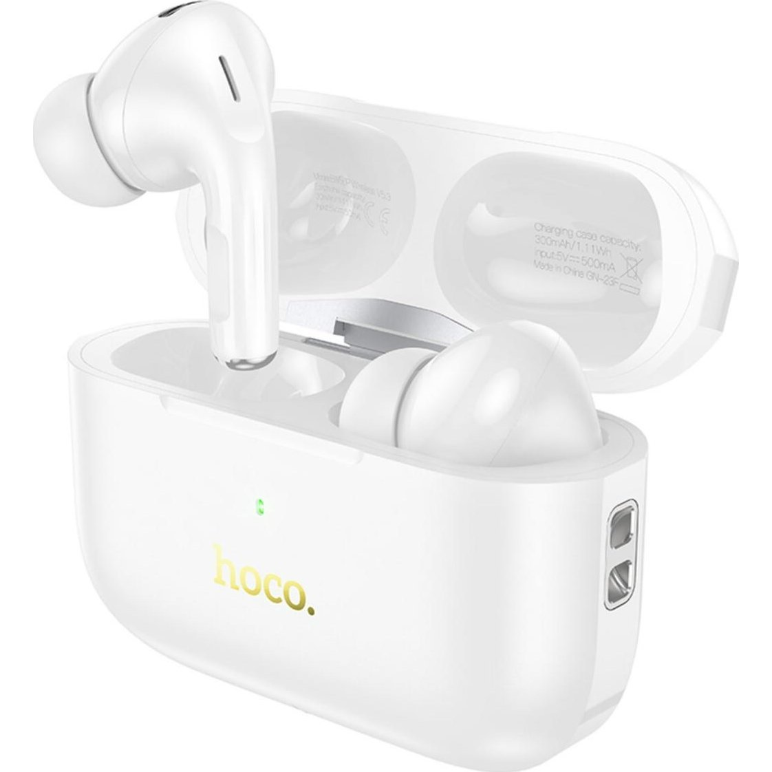 HOCO EW56 Plus Generoso Bluetooth Fülhallgató Headset Töltőtokban - Fehér (EW56)