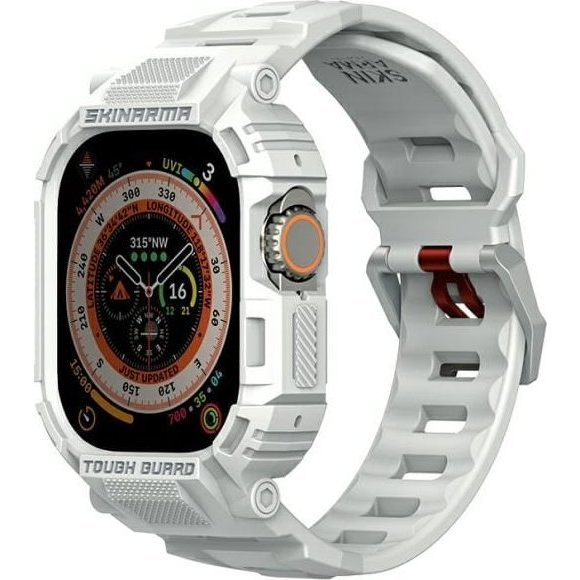 Skinarma Mecha Tok Szíjjal Apple Watch Ultra/Ultra2 - 49 mm, - Világosszürke ( )