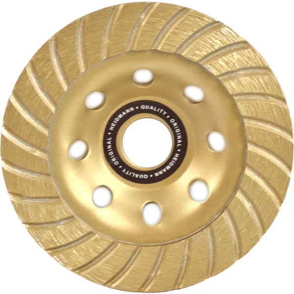  Geko Tarcza diam. turbo szlifowania betonu 125mmx22.23 Heidmann(50)