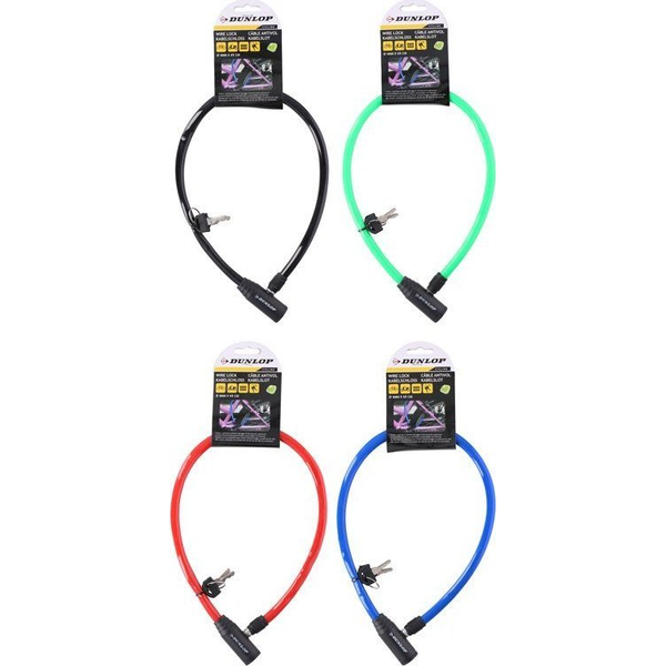 Cable Antirrobo Para Bicicleta Cerradura Con Llave Seguridad Óptima