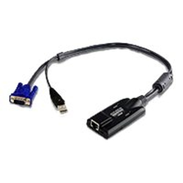 ATEN KA7170-AX cavo per tastiera, video e mouse Nero, Blu, Metallico