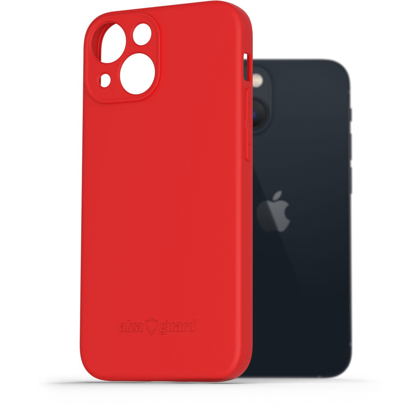 AlzaGuard Matte iPhone 13 mini piros TPU tok (AGD-PCT159R)