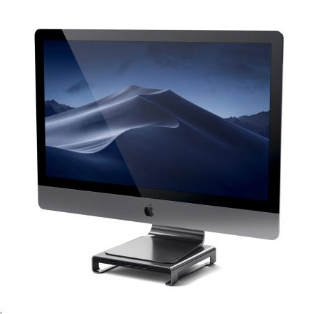 Satechi Aluminum Monitor Stand Hub iMac-hez asztroszürke (ST-AMSHM) (ST-AMSHM)
