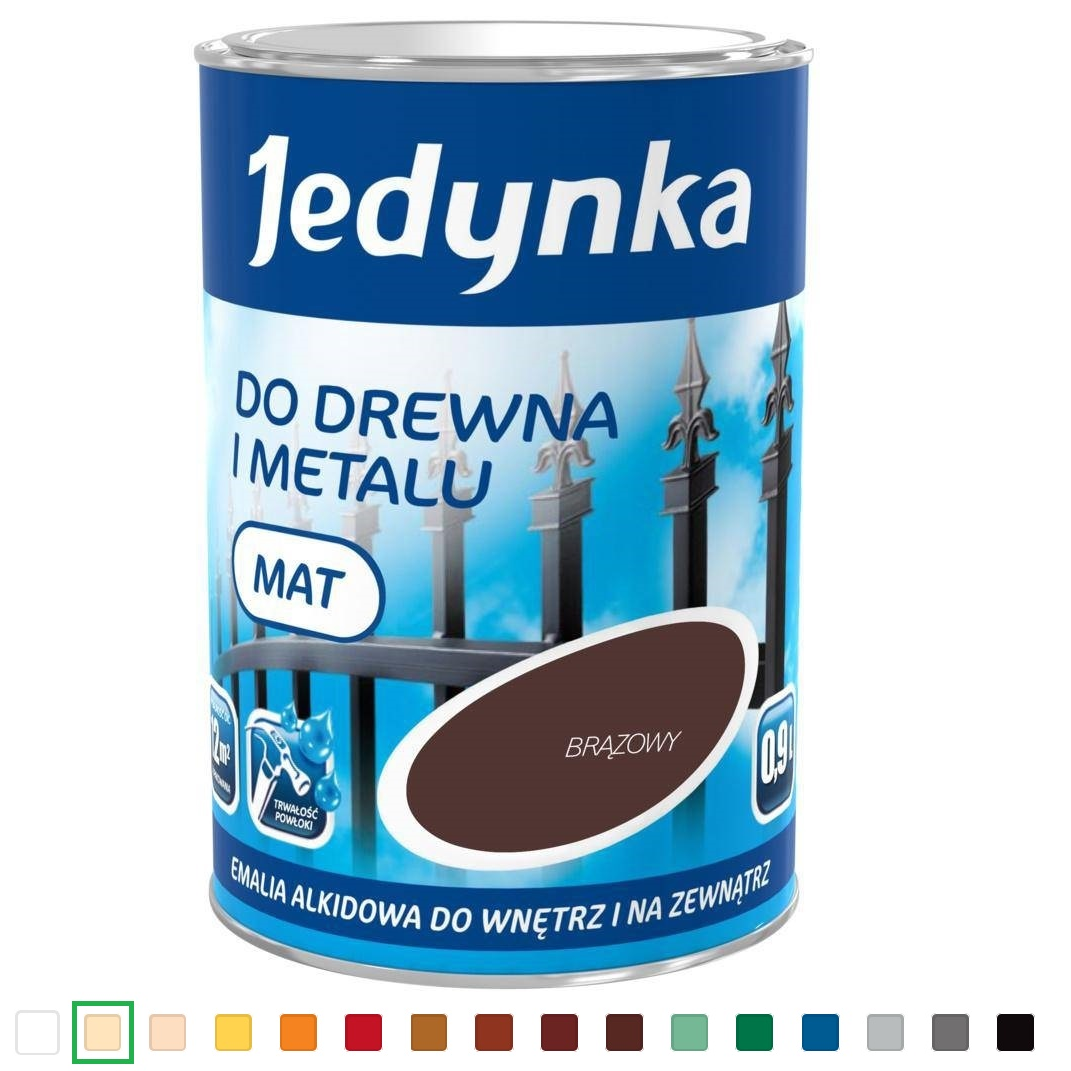 Jedynka Zománcfesték Fényes Elefántcsont 9020 0,9 L (5EMAL.KOS0.9)