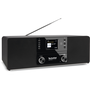 Радио часовник, TechniSat, DIGITRADIO 370 CD BT, DAB +, FM, CD устройство, USB, Дистанционно управление, 10 W, Черен