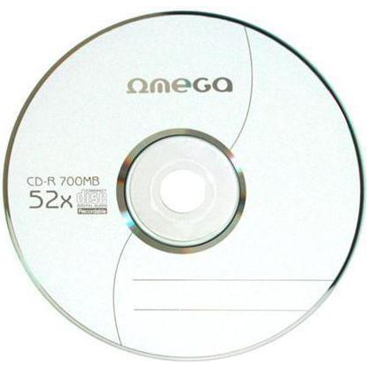 OMEGA CD lemez CD-R80 52x Papír tok (56992)