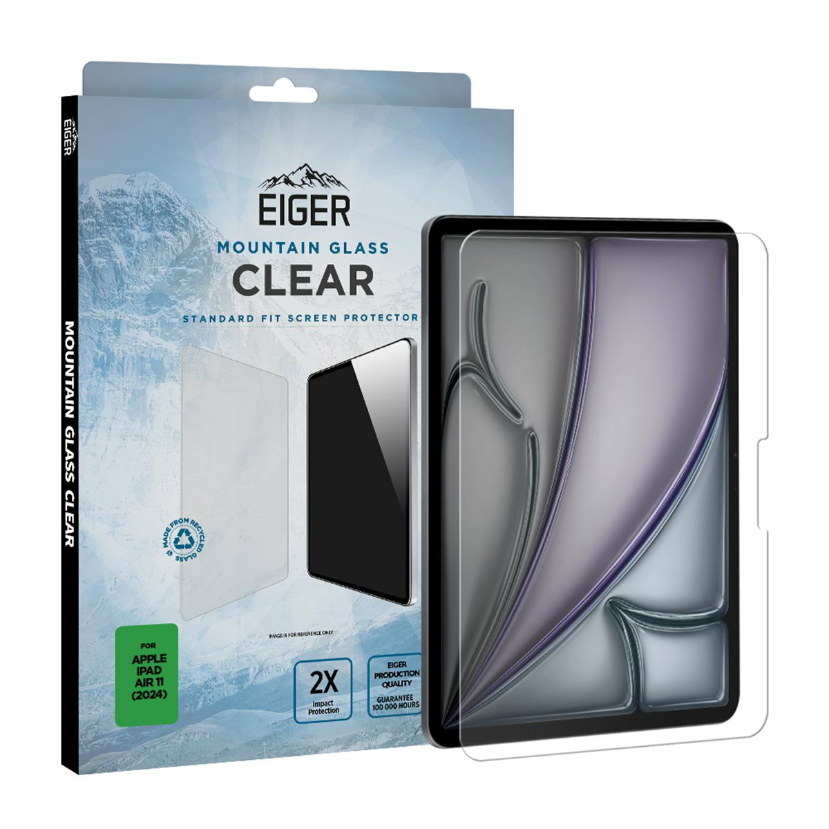 Eiger Mountain iPad Air 11" (2024) Tablet kijelzővédő üveg (EGSP00986)