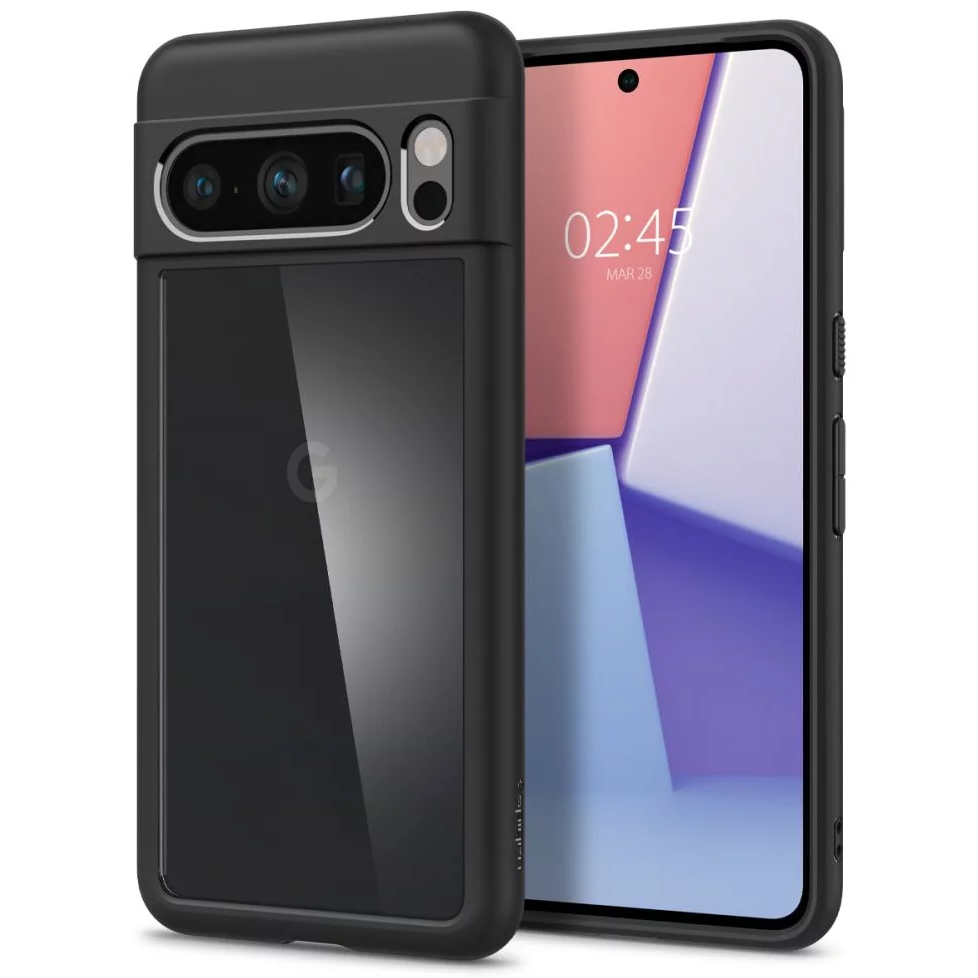 Spigen Ultra Hybrid Google Pixel 8 Pro tok átlátszó-fekete (ACS06317) (ACS06317)