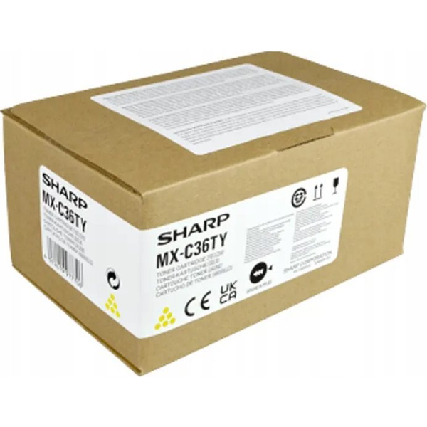 Sharp MXC36TY tonerpatron 1 stk Original Gul