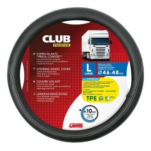 Lampa Club kormányvédő L-es méret 46-48cm fekete (0198847)