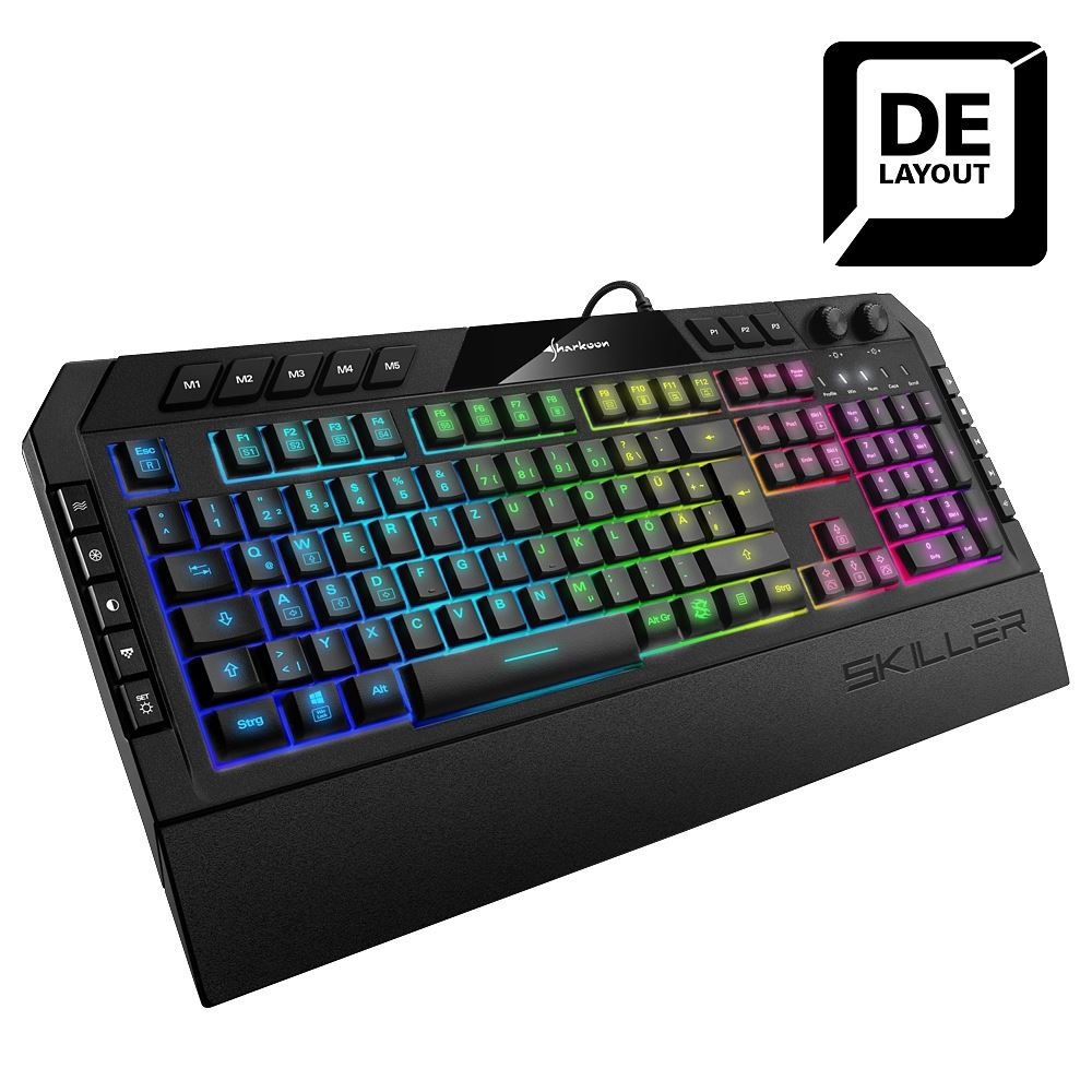 Sharkoon SKILLER SGK5 német Gaming billentyűzet (4044951020461) (4044951020461)