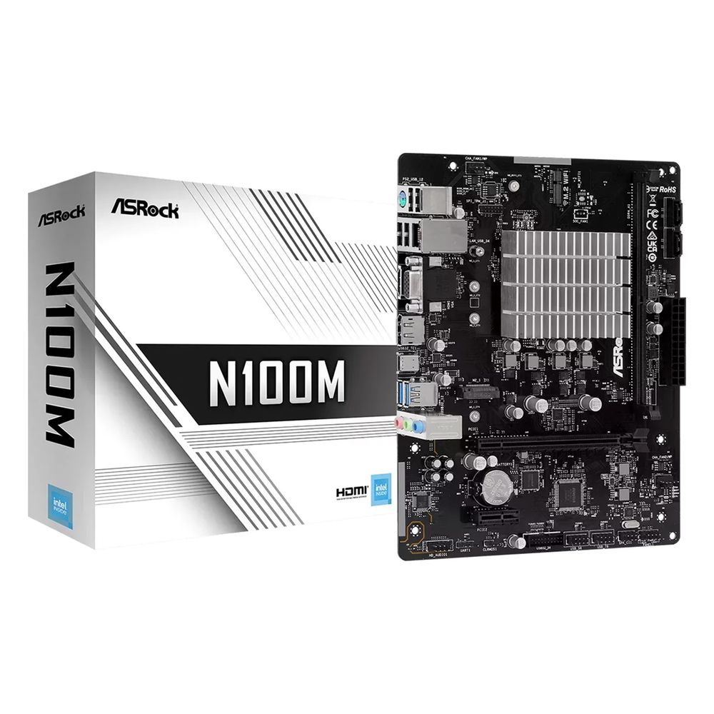 Asrock N100M NA (integrovaný procesor) micro ATX (90-MXBK80-A0UAYZ)