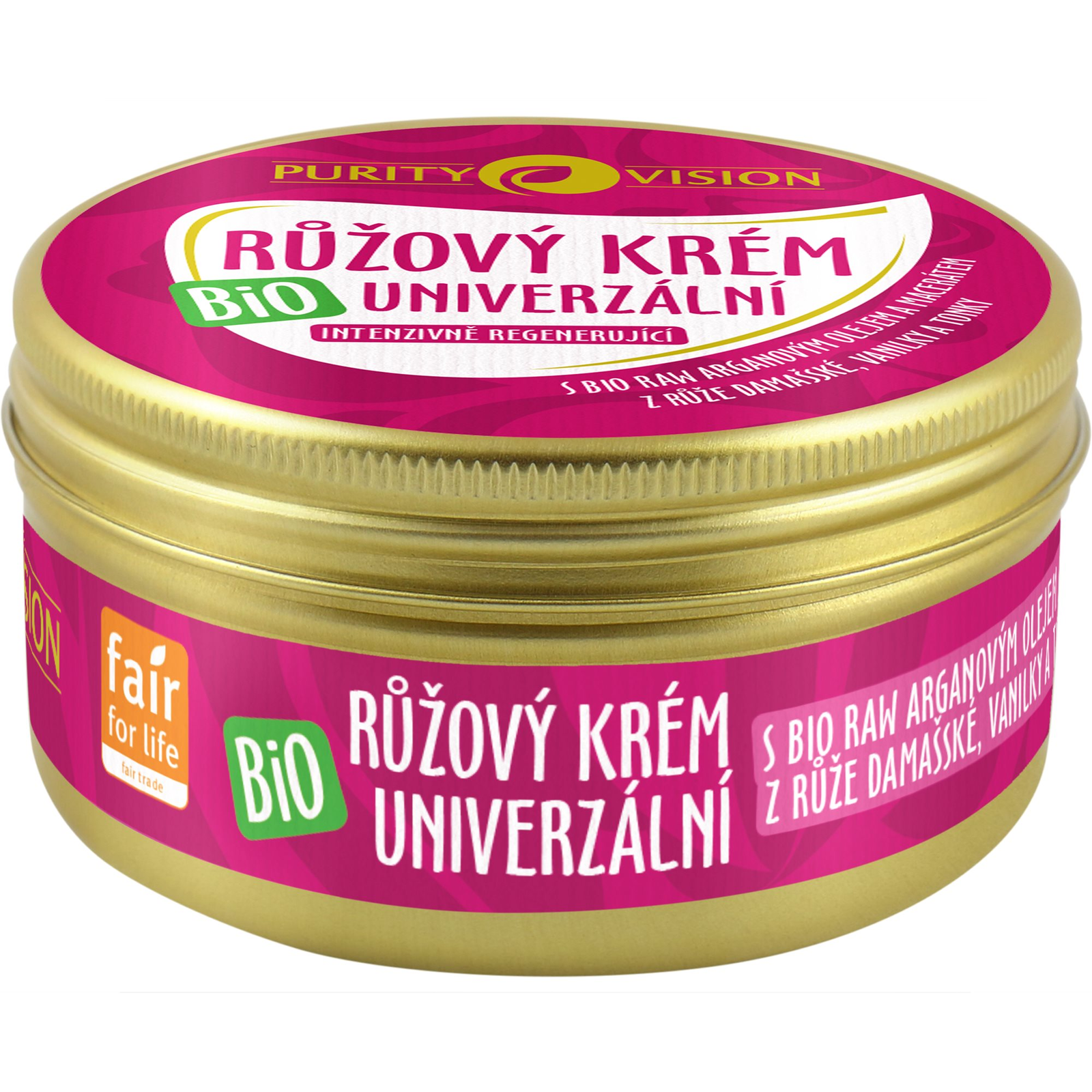 PURITY VISION Bio Univerzális rózsakrém 70 ml (8595572901661)