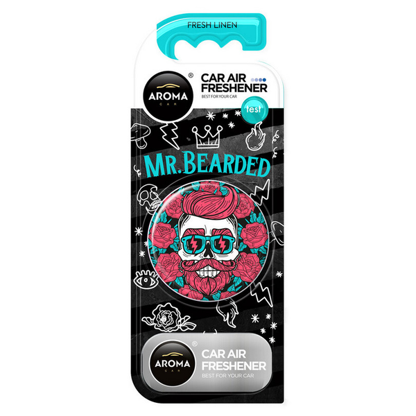 Aroma Car, Illatosító, Mr. Bearded Fresh Linen (5410893)