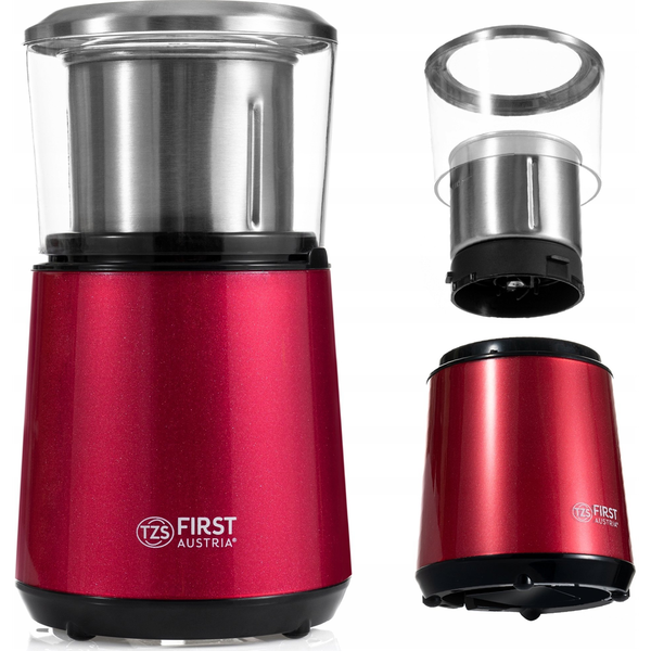 Mlinček za kavo FIRST, 200W, rdeč