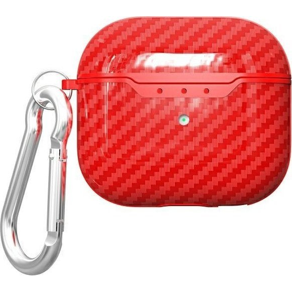 Beline Carbon Cover tok AirPods 4 - piros