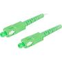 Оптичен мрежов кабел с дължина 15 м и конектори SC/APC-SC/APC, Lanberg Z43075, SM, SIMPLEX 3.0MM G657B3 LSZH, бял