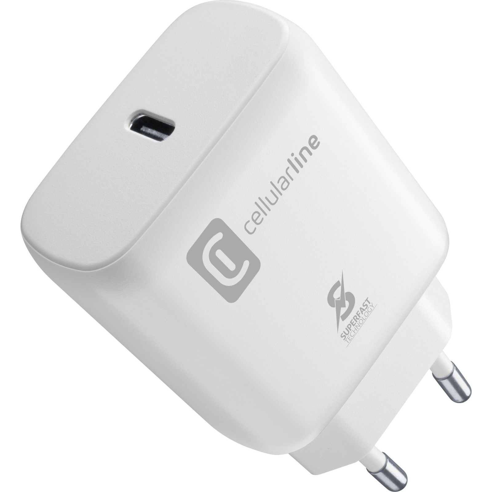 Cellularline ACHSMUSBCPD25WW mobiltelefon töltő Univerzális Fehér Váltakozó áram Beltéri (ACHSMUSBCPD25WW)