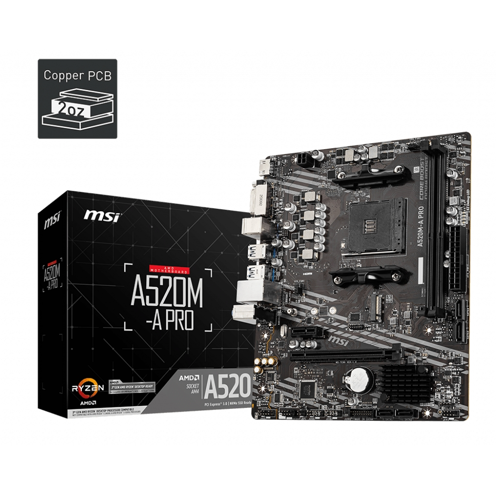 MSI A520M-A PRO (7C96-001R)