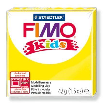 FIMO "Kids" gyurma 42g égethető sárga (8030-1) (8030-1)