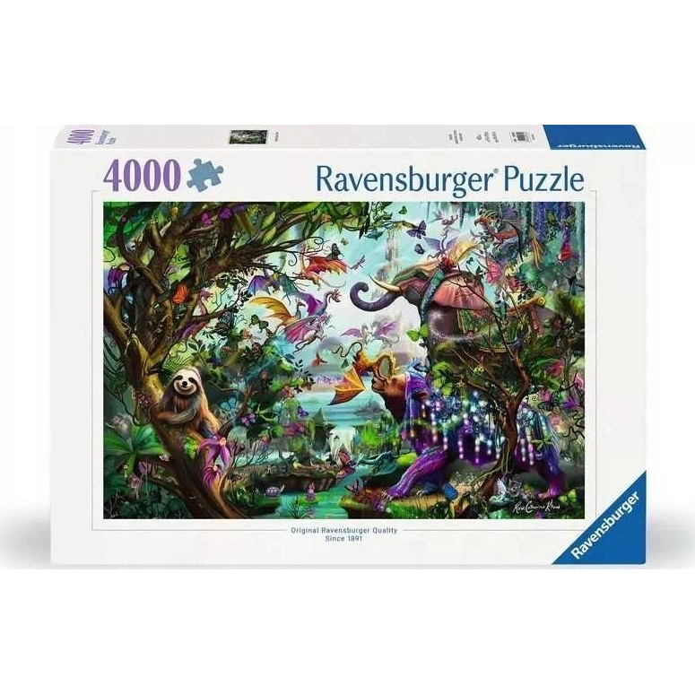 Ravensburger Trópusi sárkányok 4000 darabos puzzle (4005555008125)